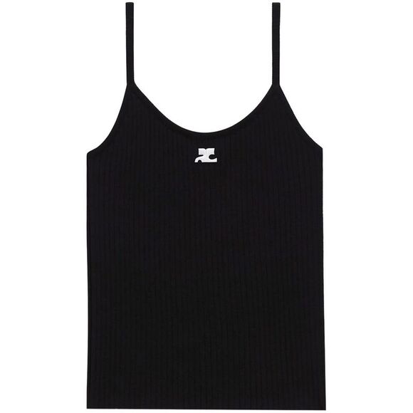 Courreges Women Ribbed Top